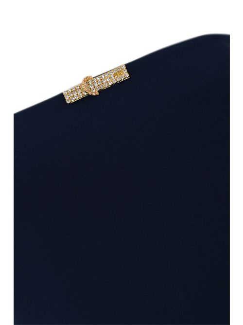 Abito Red Carpet lungo a tubino in doppio crepe Oltremare Elisabetta Franchi | ABR4652E2DC8